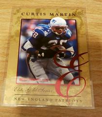 Curtis Martin [Gold] #4 Football Cards 1997 Panini Donruss Elite Prices