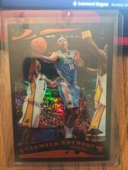 Carmelo Anthony [Black Refractor] #71 Basketball Cards 2005 Topps Chrome Prices