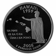 2008 S [SILVER HAWAII PROOF] Coins State Quarter Prices