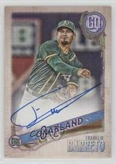 Franklin Barreto [Gum Back] Baseball Cards 2018 Topps Gypsy Queen Autographs Prices