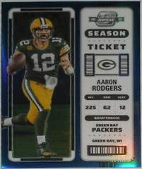 Aaron Rodgers [Blue] #23 Football Cards 2022 Panini Contenders Optic Prices