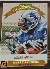 Barry Sanders [Studio Series] Football Cards 2019 Donruss All Time Gridiron Kings Prices