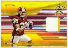 Carlos Rogers [Jersey Gold] #256 Football Cards 2005 Leaf Rookies & Stars Longevity Prices