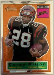 Corey Dillon #51 Football Cards 2001 Topps Heritage Prices