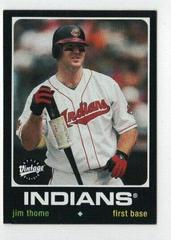 Jim Thome Baseball Cards 2002 Upper Deck Vintage Prices