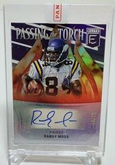 Randy Moss Football Cards 2022 Panini Donruss Elite Passing the Torch Signatures Prices