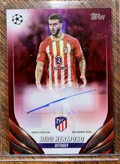 Mario Hermoso [Red Foilboard] #A-MH Soccer Cards 2023 Topps UEFA Club Autograph Prices