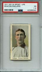 Deacon Phillippe Baseball Cards 1911 M116 Sporting Life Prices