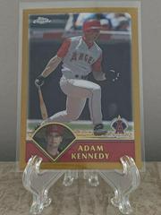 Adam Kennedy [Refractor] #159 Baseball Cards 2003 Topps Chrome Prices