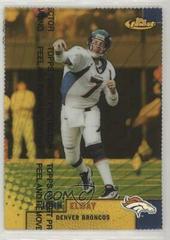 John Elway [Gold Refractor] Football Cards 1999 Topps Finest Prices