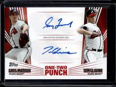 Tom Glavine, Greg Maddux Baseball Cards 2023 Topps One Two Punch Autographs Prices