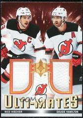Nico Hischier, Dougie Hamilton [Patch] #UTM-HH Hockey Cards 2021 Ultimate Collection Ulti Mates Jersey Prices