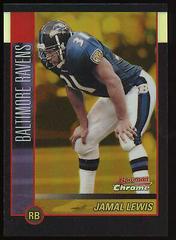Jamal Lewis [Gold Refractor] #12 Football Cards 2002 Bowman Chrome Prices