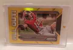 Tom Brady [Gold] Football Cards 2022 Panini Prizm All Out Prices