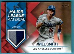 Will Smith [Red] #MLM-WS Baseball Cards 2022 Topps Major League Material Relics Prices