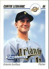 Curtis Leskanic #218 Baseball Cards 1992 Skybox AA Prices