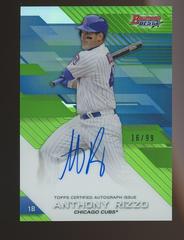 Anthony Rizzo [Green Refractor] #35 Baseball Cards 2017 Bowman's Best Prices