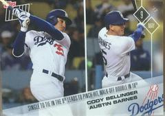 Austin Barnes, Cody Bellinger Baseball Cards 2017 Topps Now Prices