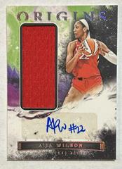 A'ja Wilson #JA-AJW Basketball Cards 2023 Panini Origins WNBA Jersey Autographs Prices