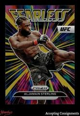 Aljamain Sterling [Gold] #9 Ufc Cards 2023 Panini Prizm UFC Fearless Prices