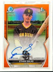 Ethan Salas [Orange] #CPA-ESS Baseball Cards 2023 Bowman Chrome Prospect Autographs Prices
