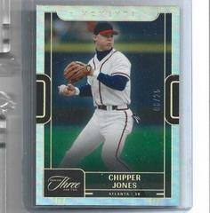 Chipper Jones [Holo Gold] Baseball Cards 2023 Panini Three and Two Moments Prices