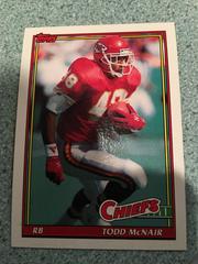 Todd McNair #145 Football Cards 1991 Topps Prices
