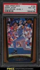 Derek Jeter [Exclusives, Level 1] #154 Baseball Cards 1999 Upper Deck Prices