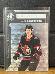 Jake Sanderson Hockey Cards 2022 SP Authentic Holofoils Prices