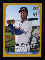 Ronald Acuna Jr. [Gold] #AS-RAC Baseball Cards 2018 Topps Archives Snapshots Prices