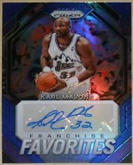 Karl Malone [Blue Prizm] Basketball Cards 2023 Panini Prizm Franchise Favorites Signature Prices