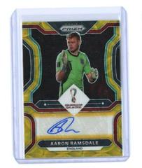 Aaron Ramsdale [Choice Gold] #S-RAM Soccer Cards 2022 Panini Prizm World Cup Signatures Prices