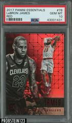 LeBron James [Red] Basketball Cards 2017 Panini Essentials Prices