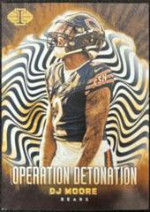 DJ Moore [Black] #4 Football Cards 2023 Panini Illusions Operation Detonation Prices