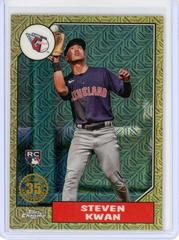 Steven Kwan #T87C-21 Baseball Cards 2022 Topps Update 1987 Chrome Prices