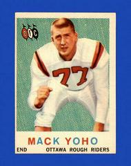 Mack Yoho Football Cards 1959 Topps CFL Prices