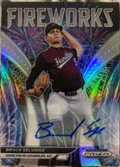 Brock Selvidge [Autograph Silver Prizm] Baseball Cards 2021 Panini Prizm Draft Picks Fireworks Prices