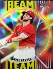 Bryce Harper [Red] #BT-2 Baseball Cards 2022 Stadium Club Chrome Beam Team Prices