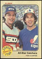 All Star Catchers [C. Fisk, G. Carter] Baseball Cards 1983 Fleer Prices