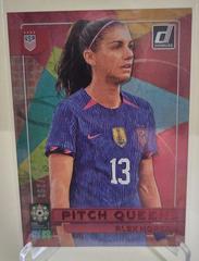 Alex Morgan [Red] Soccer Cards 2023 Donruss FIFA Women's World Cup Pitch Queens Prices