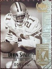 Deion Sanders [Century Collection] #37 Football Cards 1999 Upper Deck Century Legends Prices