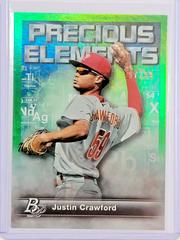 Justin Crawford [Green] #PE-26 Baseball Cards 2023 Bowman Platinum Precious Elements Prices