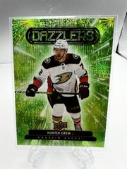 Hunter Drew [Green] #DZ-101 Hockey Cards 2022 Upper Deck Dazzlers Prices