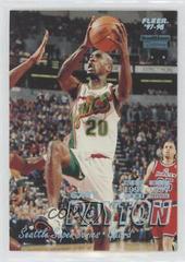 Gary Payton Basketball Cards 1997 Fleer Prices