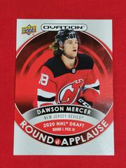 Dawson Mercer #RA-29 Hockey Cards 2021 Upper Deck Ovation Round of Applause Prices