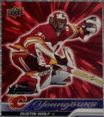 Dustin Wolf [Outburst Red] #210 Hockey Cards 2023 Upper Deck Prices