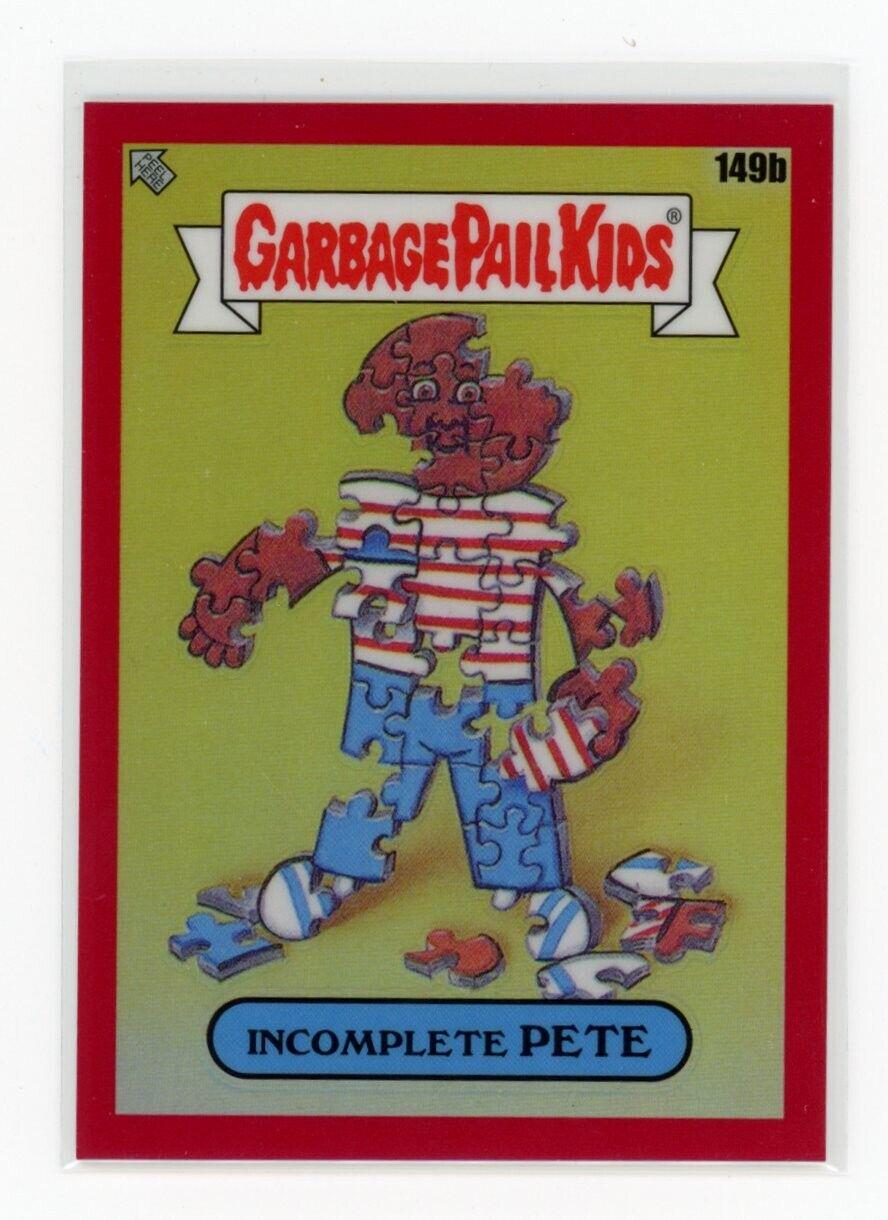 INCOMPLETE PETE [Red] #149b Prices | 2021 Garbage Pail Kids Chrome ...