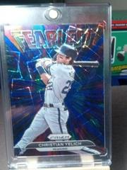 Christian Yelich [Blue Velocity Prizm] #FL-7 Baseball Cards 2022 Panini Prizm Fearless Prices