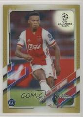 Jurrien Timber [Gold] Soccer Cards 2020 Topps Chrome UEFA Champions League Prices