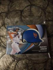 Francisco Lindor [Blue] Baseball Cards 2022 Topps Batting Helmet Relic Prices